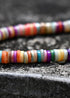 Collar bohemio, gargantilla de cuentas de semillas, concha de colores
